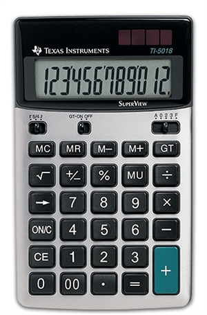 Texas Instruments TI-5018 SV calcolatrice da tavolo